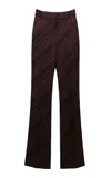 Amir Taghi Maryam Jacquard Pants In Purple