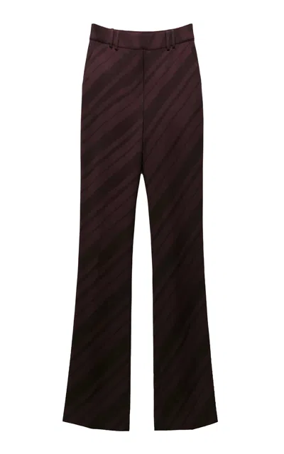 Amir Taghi Maryam Jacquard Pants In Purple