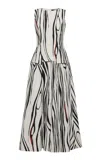 Amir Taghi Sara Cotton Dress In White