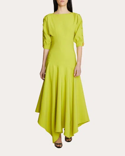Amir Taghi Women's Emma Handkerchief Dress In Yellow