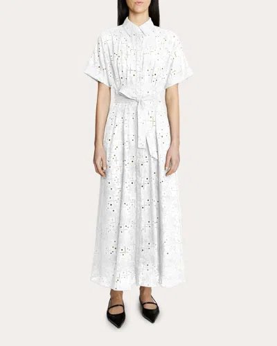Amir Taghi Women's Sheona Shirt Dress In White