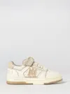 Amiri Men 'skyline' Beige Sneaker With Maxi Logo On The Side And Velcro Strap With Logo In Leather M In Multi