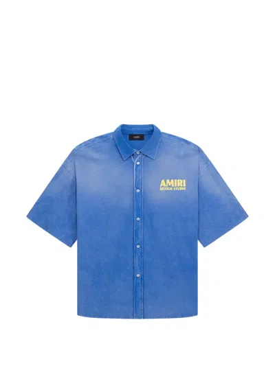 Amiri 1994 Camp Hemd In Blue