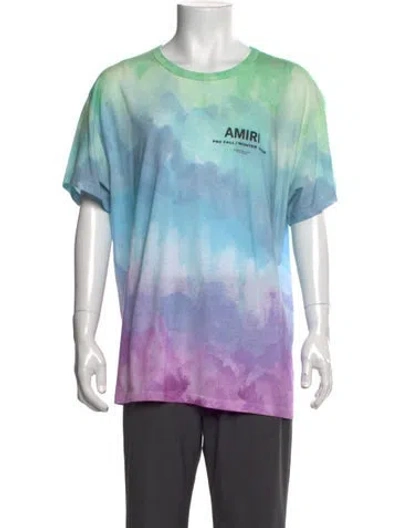 Pre-owned Amiri 2020 Tie-dye Print T-shirt In Purple