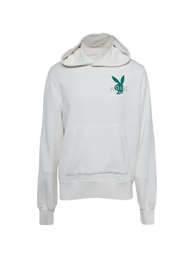 Pre-owned Amiri 2021 Logo-print Hoodie In White