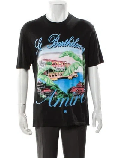 Pre-owned Amiri 2023 Eden Rock Airbrush Tee T-shirt In Green