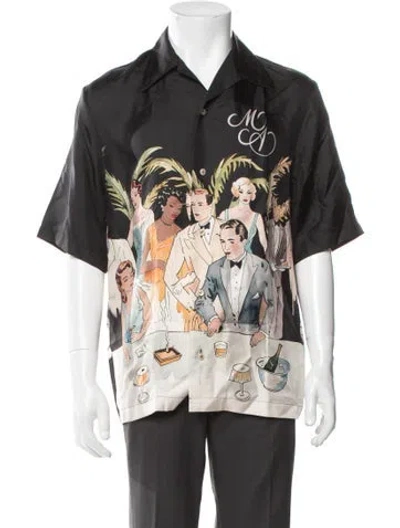 Pre-owned Amiri 2025 Bar Scene Shirt In Black