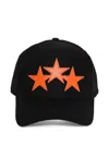 Amiri 3 Star Patch Baseball Cap In Black