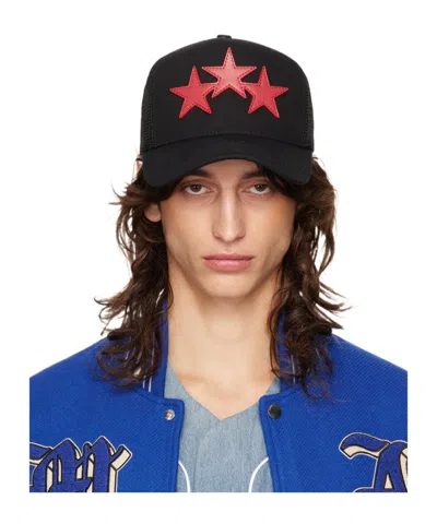 Amiri 3 Star Patch Baseball Cap In Multicolor