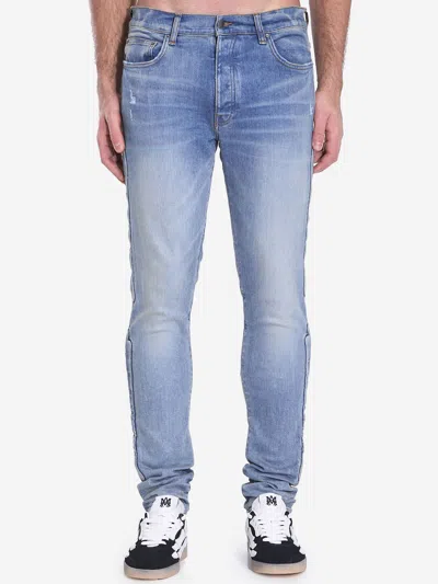 Amiri 3d Bones Jeans In Blue