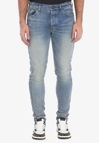 AMIRI 3D BONES-MOTIF SKINNY JEANS
