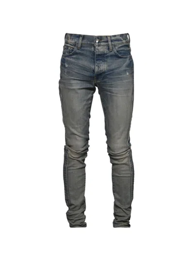 Amiri 3d Bones Skinny Jean Clay Indigo