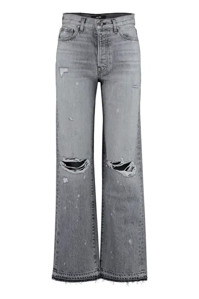 AMIRI 5-POCKET STRAIGHT-LEG JEANS