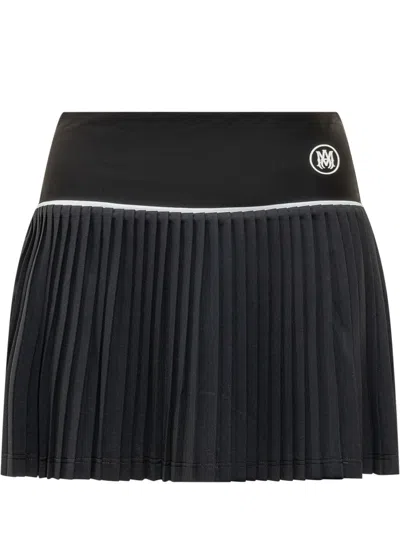 Amiri Active Mini Skirt In Black
