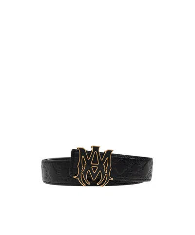 Amiri Core Logo Adjustable Belt In Black