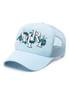 AMIRI AIR BLUE LOGO PATCH BASEBALL CAP