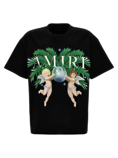 Amiri Airbrush Cherub T-shirt In Black