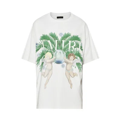 Pre-owned Amiri Airbrush Cherub Tee 'white' | Men's Size Xs