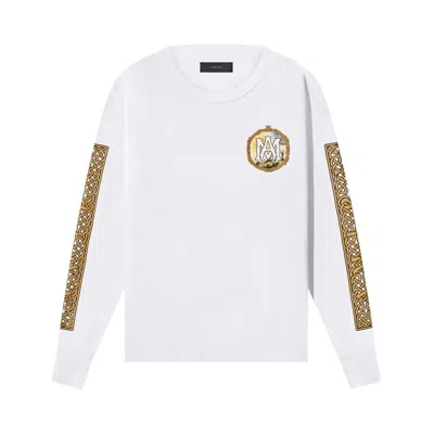 Pre-owned Amiri Alchemy Frame Long-sleeve Tee 'white' | Men's Size L
