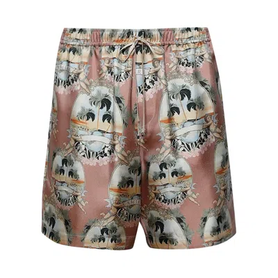 Pre-owned Amiri All Over Palm Short 'cork' | Multi-color | Men's Size Xl