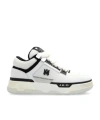 Amiri White And Black Leather Ma-1 Sneakers In White