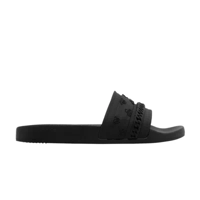 Pre-owned Amiri Bandana Chain Pool Slide 'black Paisley' | Men's Size 47
