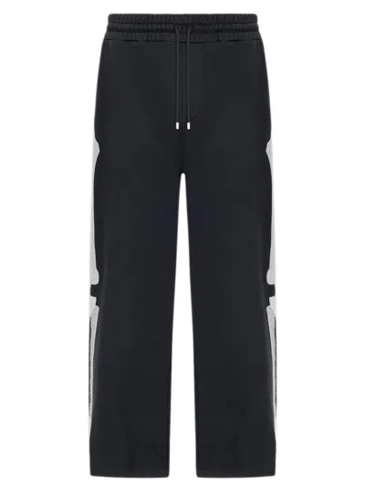 Amiri Bones Oversized Cotton Sweatpants In Black