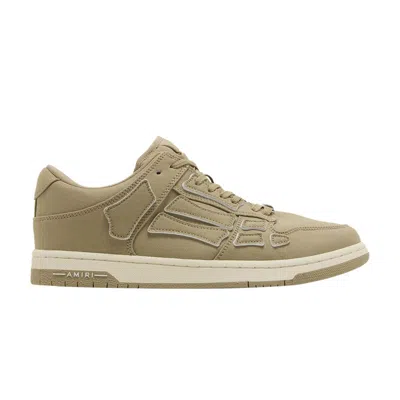 Pre-owned Amiri Chunky Canvas Skel Top Low 'green' | Men's Size 43