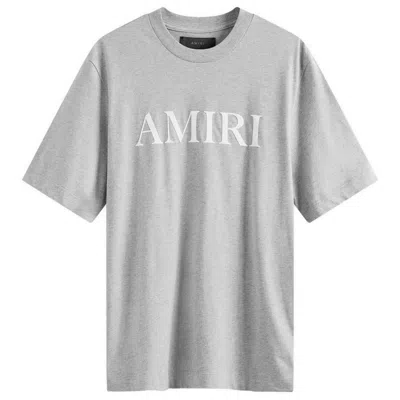 Amiri Gray Printed Core Logo T-shirt In Grey