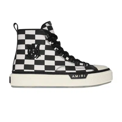 Pre-owned Amiri Court High 'checkerboard' | White | Men's Size 41
