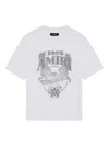 Amiri White Cotton T-shirt In Multi