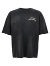 Amiri Hollywood Graphic Oversized T-shirt With Ribbed Crew Neck