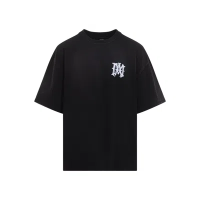 Amiri Black Cotton Hollywood Os Tee