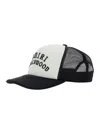 Amiri Black Baseball Cap With Logo Lettering On The Front And Mehs Panels In Cotton Man In Black