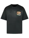 Amiri Jazz Hideaway Logo-print Cotton T-shirt In Black