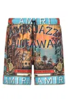 Amiri Jazz Hideaway Bermuda And Short Multicolor