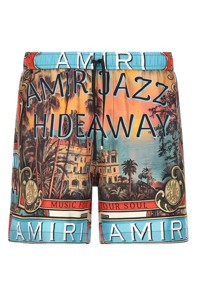 AMIRI AMIRI 'AMIRI JAZZ HIDEAWAY' BERMUDA SHORTS