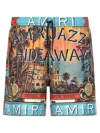 Amiri Jazz Hideaway Shorts In Multicolor