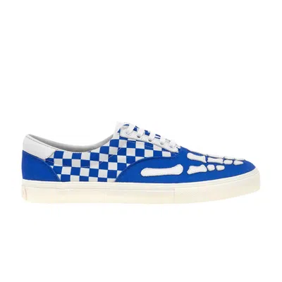 Pre-owned Amiri Lace-up 'skeleton Toe - Blue Checkered' | Men's Size 42