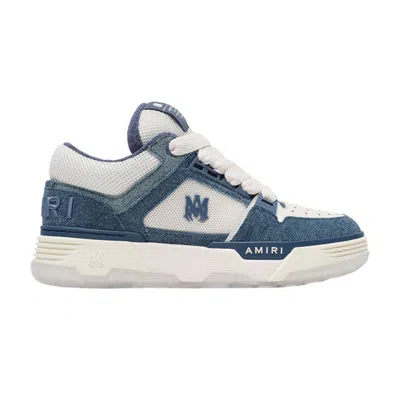 Pre-owned Amiri Ma-1 'vintage Denim - Washed Indigo' | Blue | Men's Size 47
