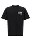 Amiri Mens Neon Lights Graphic-print Cotton T-shirt Black Xl In Black
