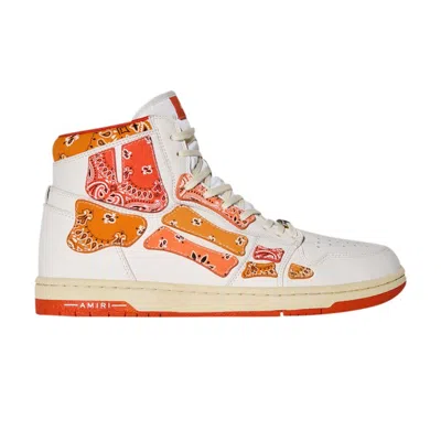 Pre-owned Amiri Skel Top High 'bandana - Orange' | Men's Size 40