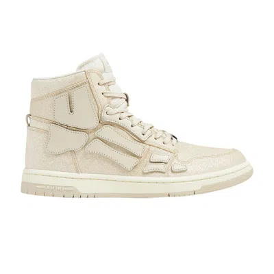 Pre-owned Amiri Skel Top High 'beige Glitter' | Tan | Men's Size 44