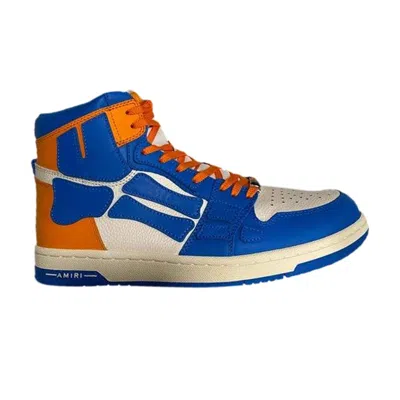 Pre-owned Amiri Skel Top High 'blue Orange' | Men's Size 45