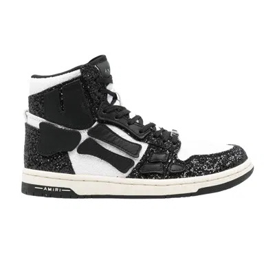 Pre-owned Amiri Skel Top High 'glitter - Black White' | Men's Size 41