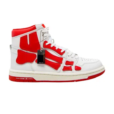 Pre-owned Amiri Skel Top High 'white Red' | Men's Size 40