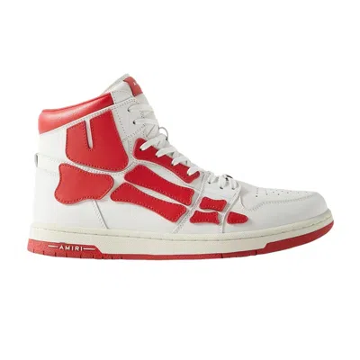 Pre-owned Amiri Skel Top High 'white Red' | Men's Size 45