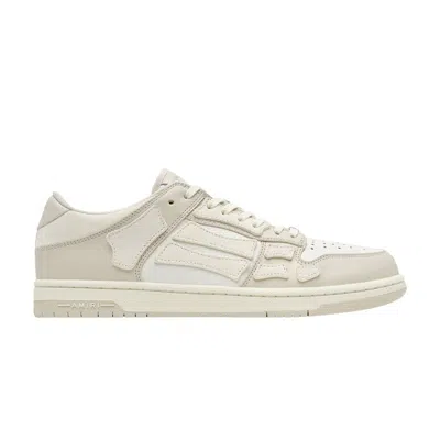 Pre-owned Amiri Skel Top Low 'alabaster' | Cream | Men's Size 40