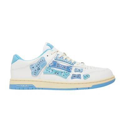 Pre-owned Amiri Skel Top Low 'bandana - White Blue' | Men's Size 44