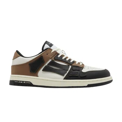 Pre-owned Amiri Skel Top Low 'black Brown' | Men's Size 41